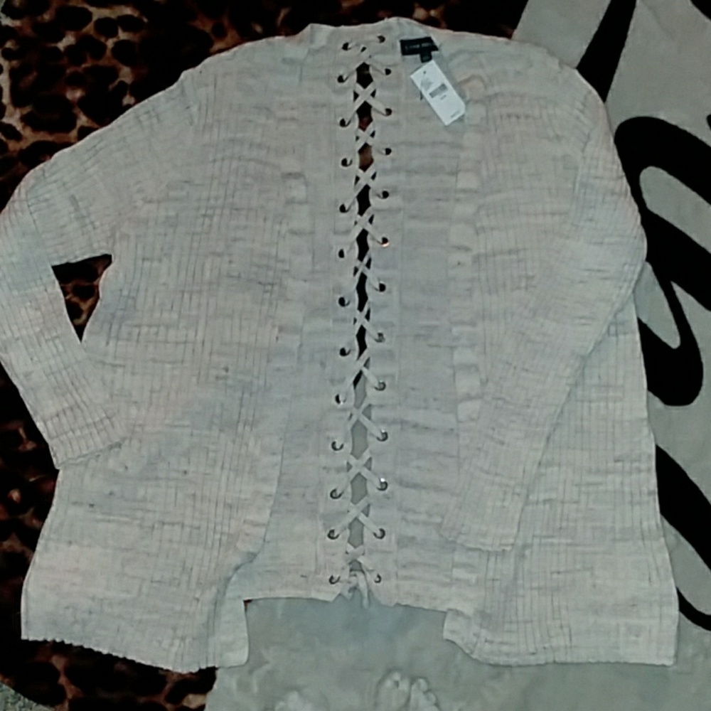 NWT :) tie down back cardigan!